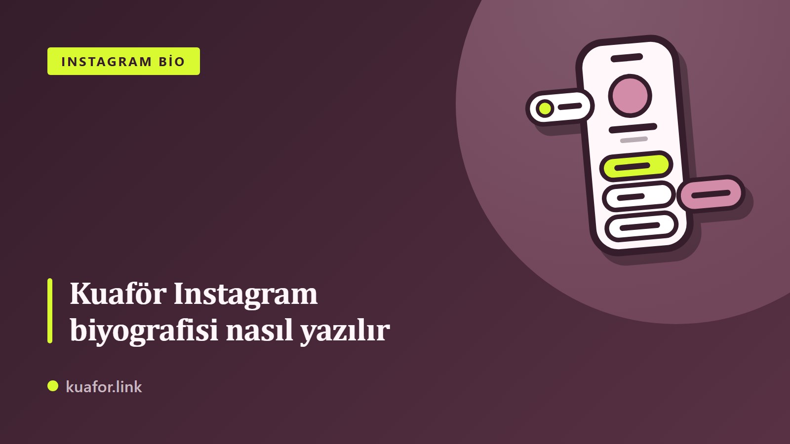 Kuaför Instagram biyografisini ve bağlantı düzenini anlatan rehberin kapak görseli